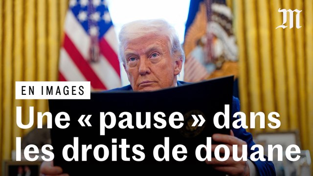 Droits de douane : Donald Trump a annoncé une « pause de 90 jours »