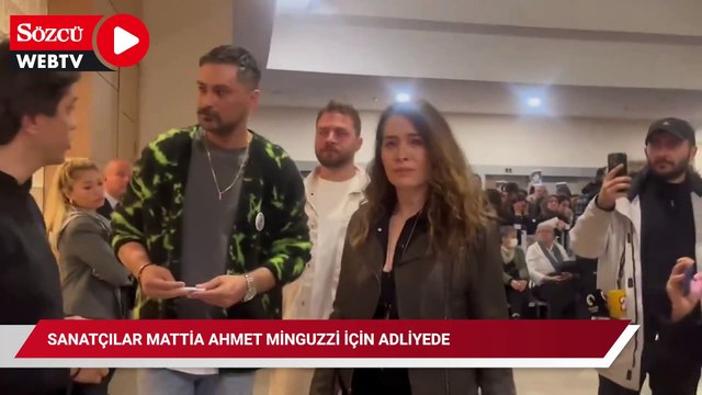 Tanem Sivar, Onur Tuna, Belçim Bilgin, Ece Seçkin... Hepsi Mattia Ahmet Minguzzi için adliyede