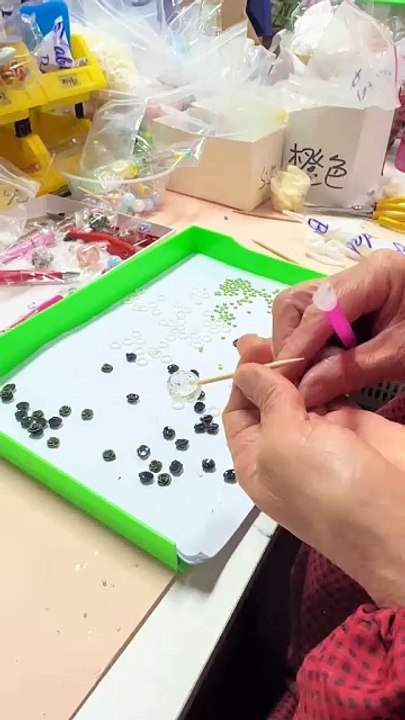 DIY Mini Cute Colorful Glitter Rose Flowers for Beads Jewelry Accessories