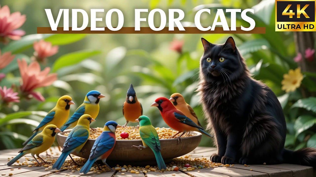 Video For Cats - Birds & Squirrels for Your Cat to Watch and Enjoy - CatTV Central