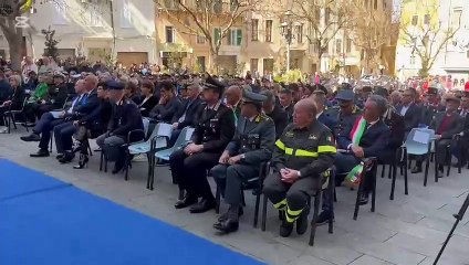 Sassari, la festa della Polizia di Stato in piazza Tola