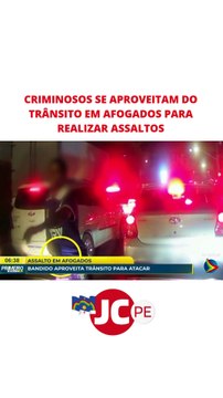 Criminosos se aproveitam de congestionamento no bairro de Afogados para realizar assaltos