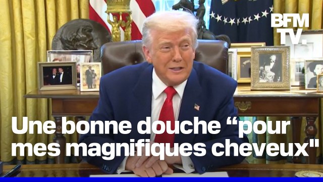 Donald Trump signe un décret pour lever les restrictions sur le débit des douches
