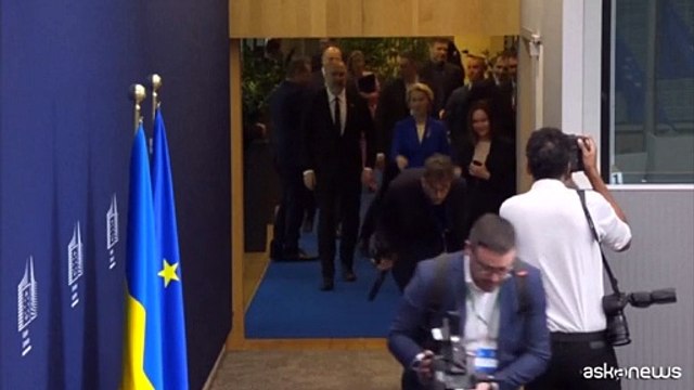 Von der Leyen riceve a Bruxelles il premier ucraino Shymal