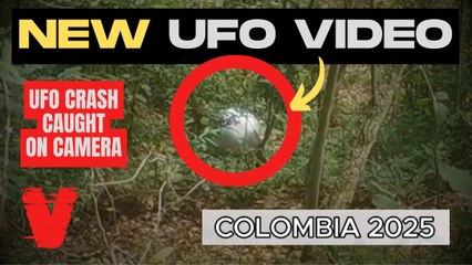 UFO CRASH CAUGHT ON CAMERA Colombia 2025 (Large Metal Sphere)