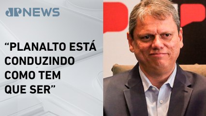 Tarcísio elogia postura de Lula em relação ao “tarifaço” de Trump