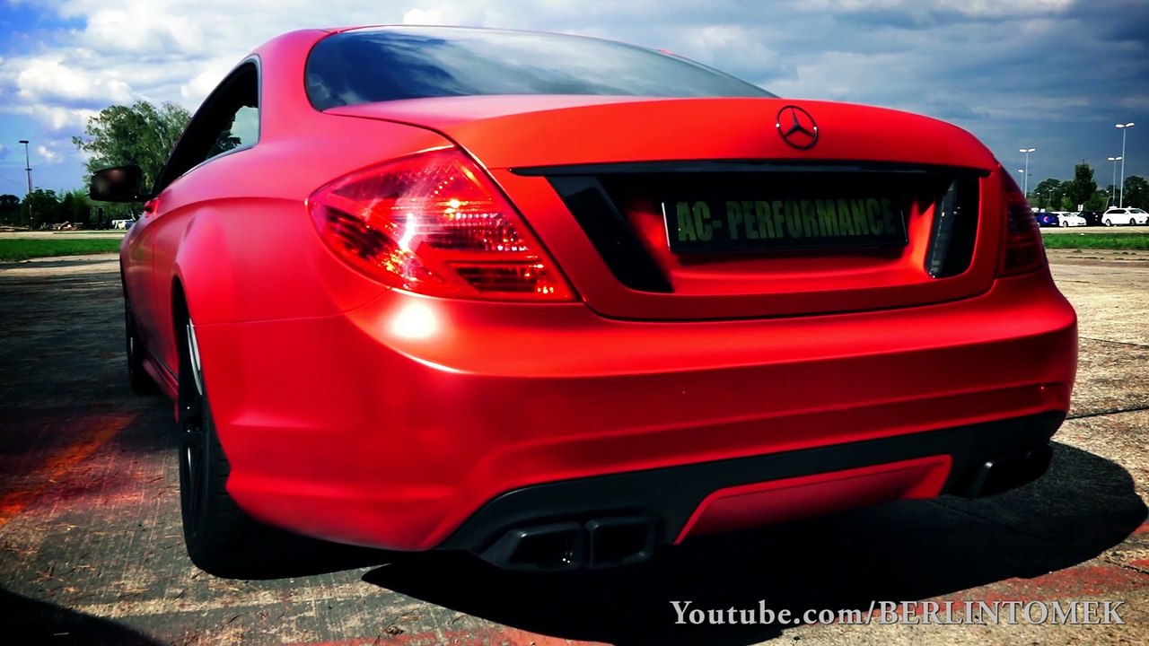Mercedes C63 AMG vs CL500 Sound Battle V8 Revs 6.2L W204 vs C216 AC Performance Acceleration