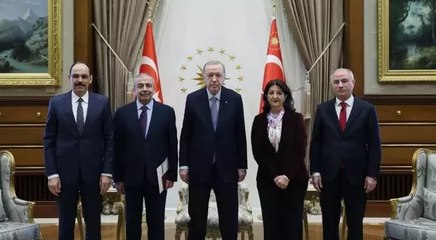 Cumhurbaşkanı Erdoğan, DEM Parti heyeti ile bir araya geldi