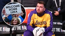 Luka Doncic NBA Mavericks to Lakers Fans