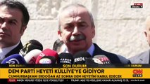 SON DAKİKA! Cumhurbaşkanı Erdoğan DEM heyetini kabul etti... Pervin Buldan: Barışa vesile olmasını istiyoruz, yazılı açıklama yapabiliriz