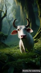 A beautiful story of a cow and a rogue monkey #ai#cow #shorts  #animals