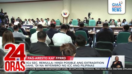 DOJ Sec. Remulla - Hindi posible ang extradition dahil ‘di na miyembro ng ICC ang Pilipinas | 24 Oras