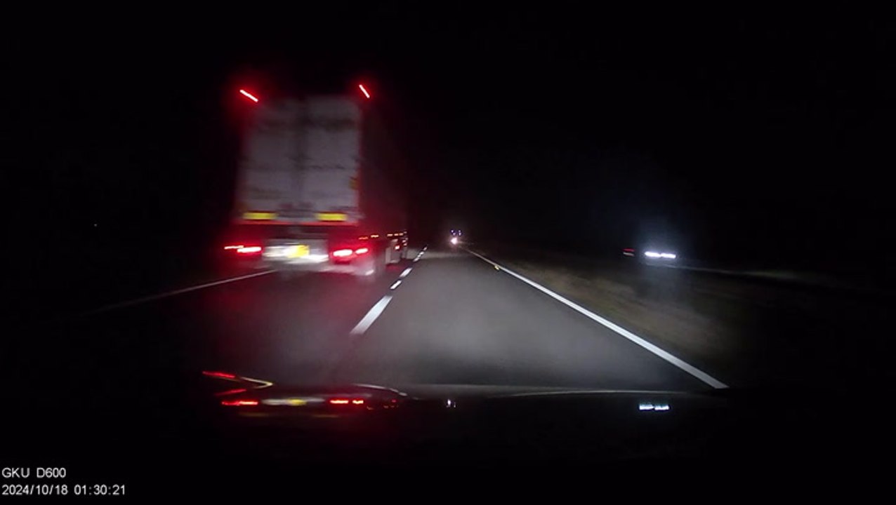 Drink driver’s own shocking dashcam captures moment he flips car at 120mph