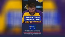 Doncic reflects on emotional Dallas return