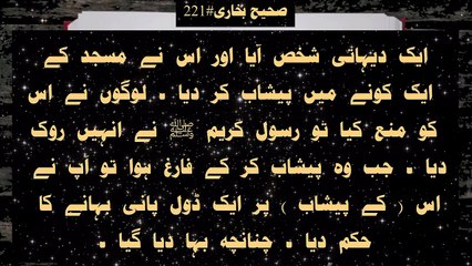 Sahih Bukhari Shareef|Hadees 221 to 230|Urdu Translation of Sahih Bukhari  Shareef#quran #hadees