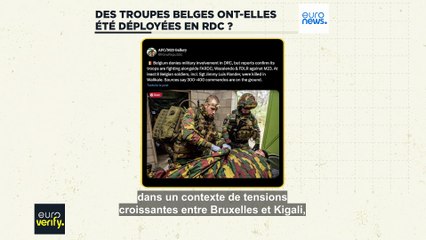 Des troupes belges ont-elles été déployées en RDC ?