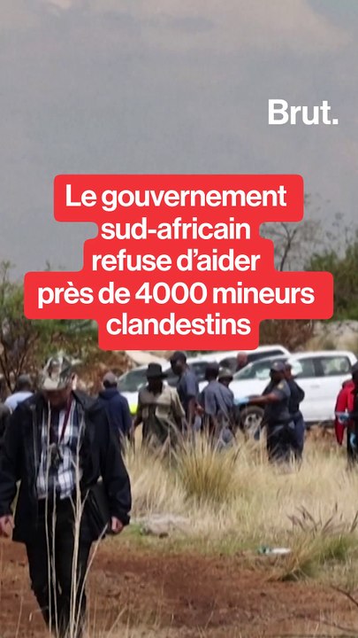 Le gouvernement sud-africain refuse son aide à des mineurs clandestins.