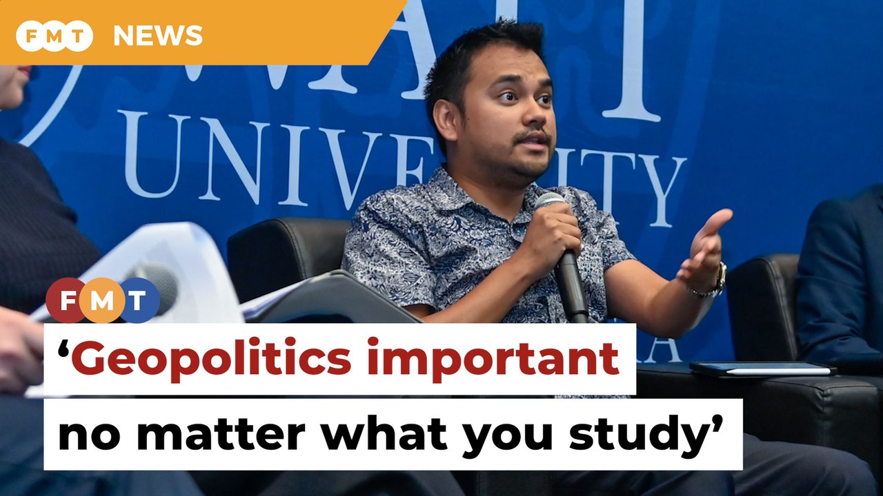 Geopolitics important no matter your field of study, students told