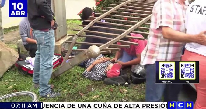¡Por poco es tragedia! Varios heridos, tras colisión múltiple en San Pedro Sula