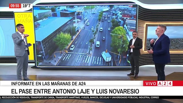 📺 PARO SINDICAL EN EL PASE ENTRE ANTONIO LAJE Y LUIS NOVARESIO