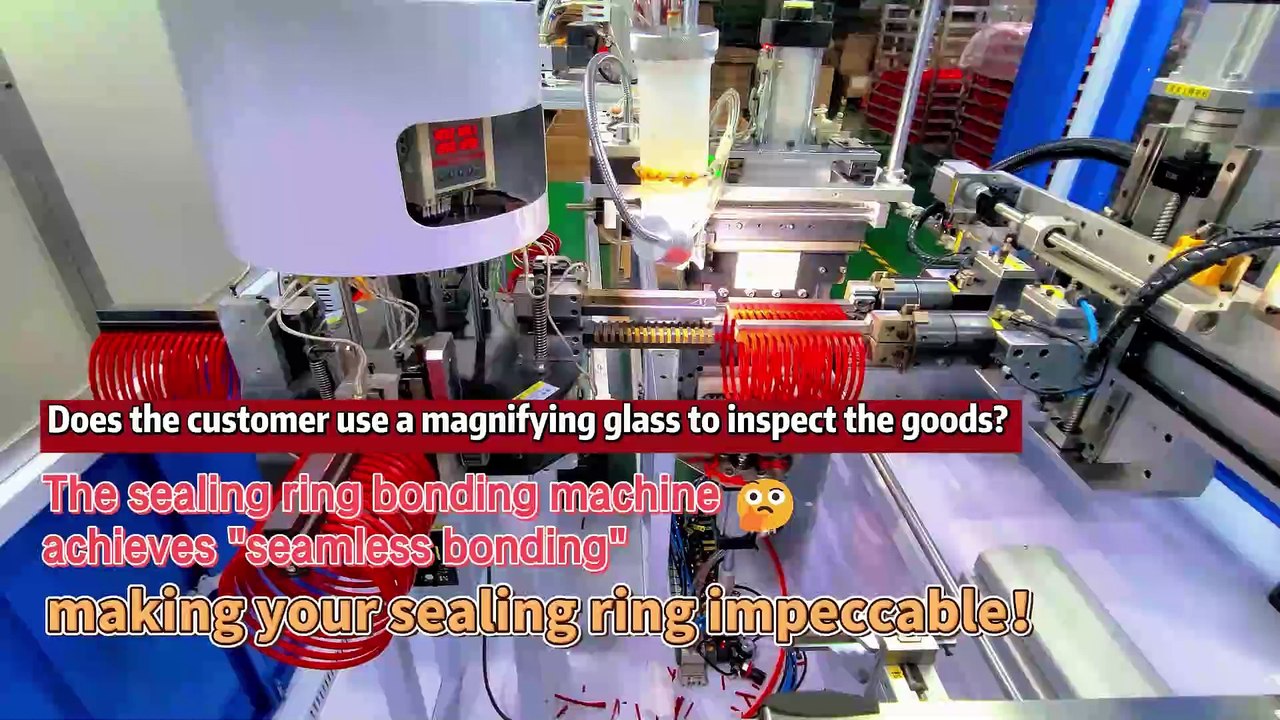 Sealing ring bonding machine overcomes industry inspection difficulties with seamless bonding