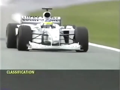 F1 – Jacques Villeneuve, Ricardo Zonta (BAR Honda V10) action in qualifying – Austria 2000