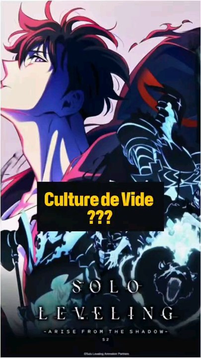 Solo Leveling : culture du vide ???