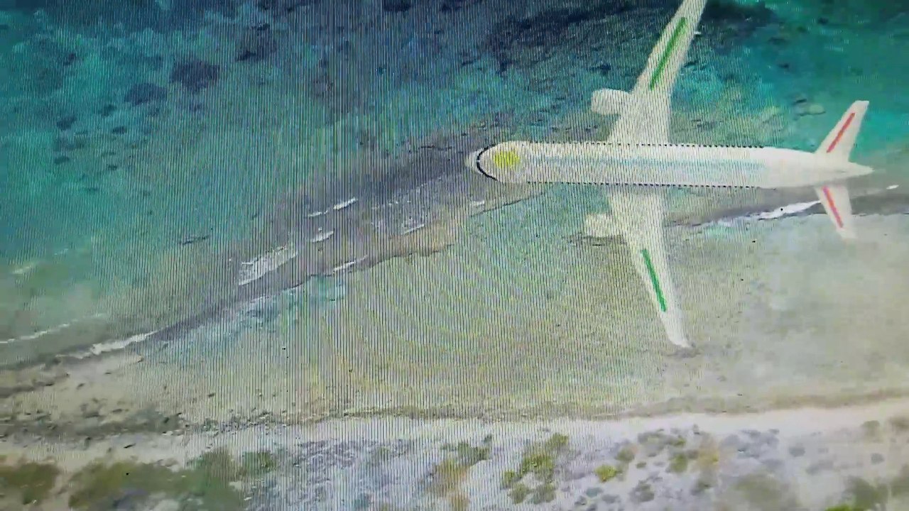 aeroplane in the sky