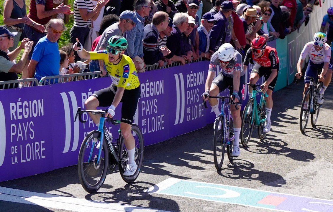Cyclisme - Région Pays de la Loire Tour 2025 - Le final de la 3e étape... une arrivée explosive sur La Butte de Montaigu