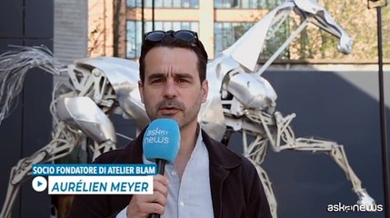 Design Week, arte e tecnologia: a Milano il cavallo olimpico Zeus