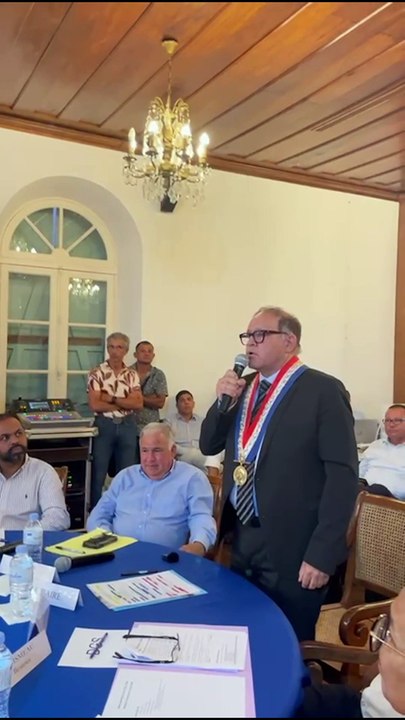 Discours de David Lorion, maire de Saint-Pierre