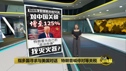 特朗普宣布暂缓对多国加征关税，但中国关税将升至125% 🇨🇳