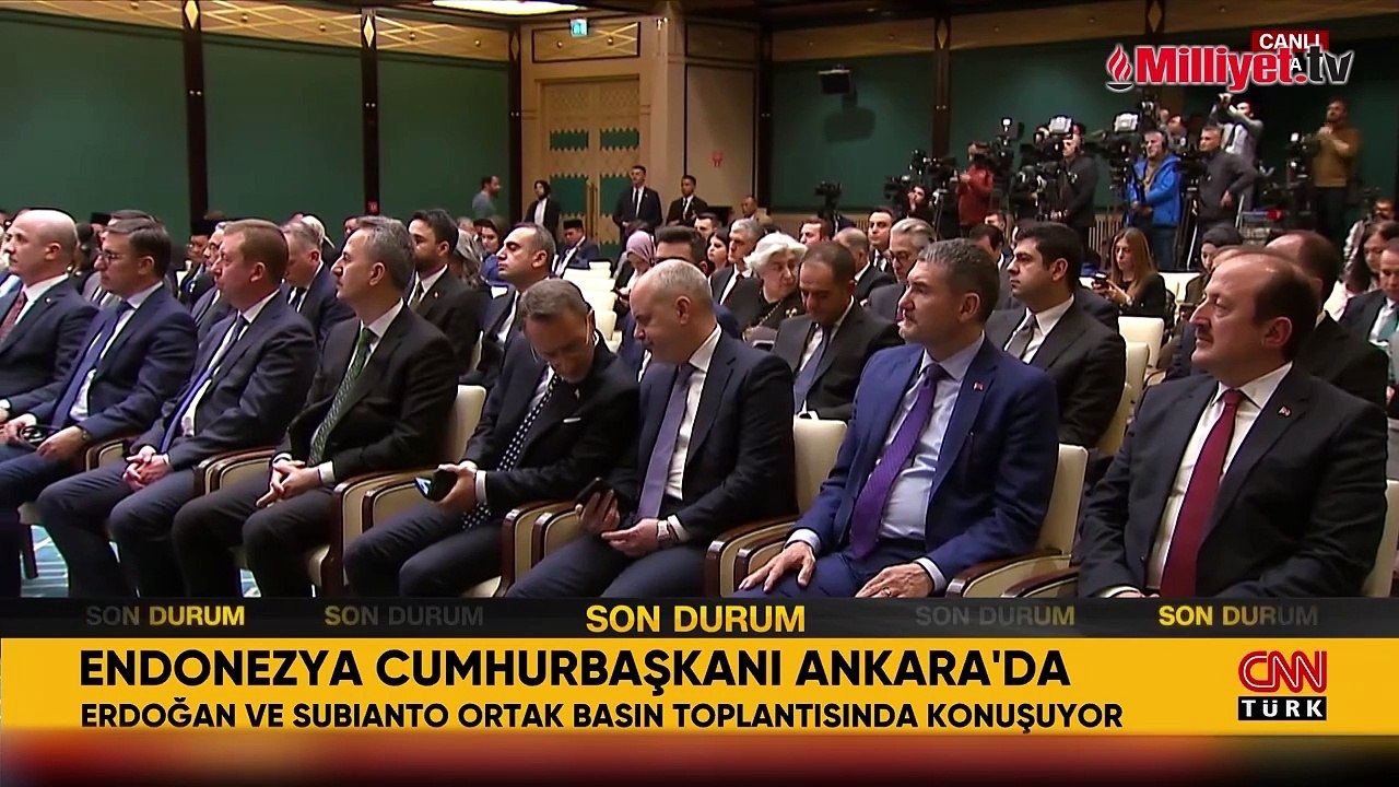 Endonezya Cumhurbaşkanı Türkiye'de! Cumhurbaşkanı Erdoğan'dan önemli açıklamalar