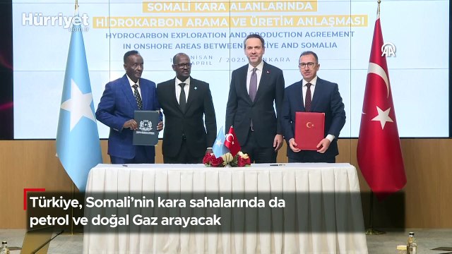 Türkiye, Somali’nin kara sahalarında da petrol ve doğal Gaz arayacak