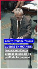 Guerre en Ukraine : Vandenbroucke ne veut pas "sacrifier la protection sociale au profit de l'armement"