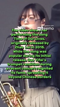 The Story Of Gao Yifei_ a sensation saxophone- trumpet player that went viral for Tarararara Trumpet Sound