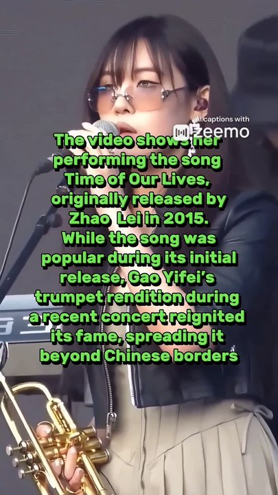 The Story Of Gao Yifei_ a sensation saxophone- trumpet player that went viral for Tarararara Trumpet Sound