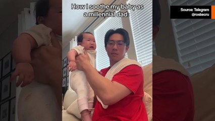 TikTok fenomeni, bebeğini hiç de klasik olmayan bir ninniyle sakinleştirince viral oldu