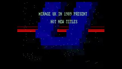 Amiga Intro Hot New Titles by Mirage UK (1989)