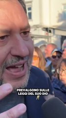 Salvini - Se uno firma un contratto con lo Stato italiano dove riconosce (10.04.25)