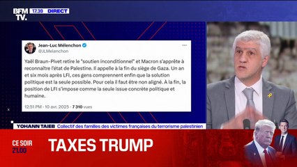 État palestinien: "La priorité des priorités c'est de sortir les otages qui restent", appelle Yohann Taieb du collectif des familles des victimes françaises du terrorisme palestinien