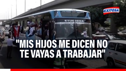 Madre cobradora teme por su vida ante extorsiones: "Mis hijos me dicen no te vayas a trabajar"