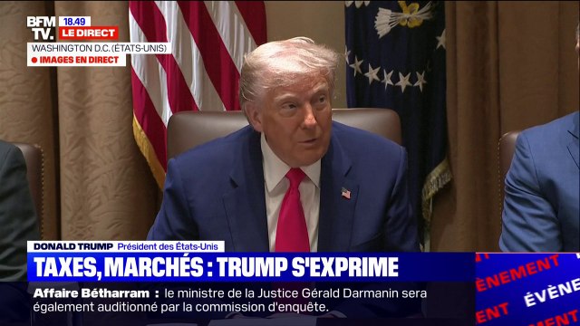 Taxes: Notre pays gagne environ 2 milliards par jour, c'est sans précédent , déclare Donald Trump