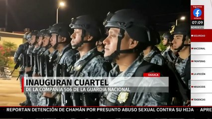 Inauguran cuartel de la compañía 506 de la Guardia Nacional