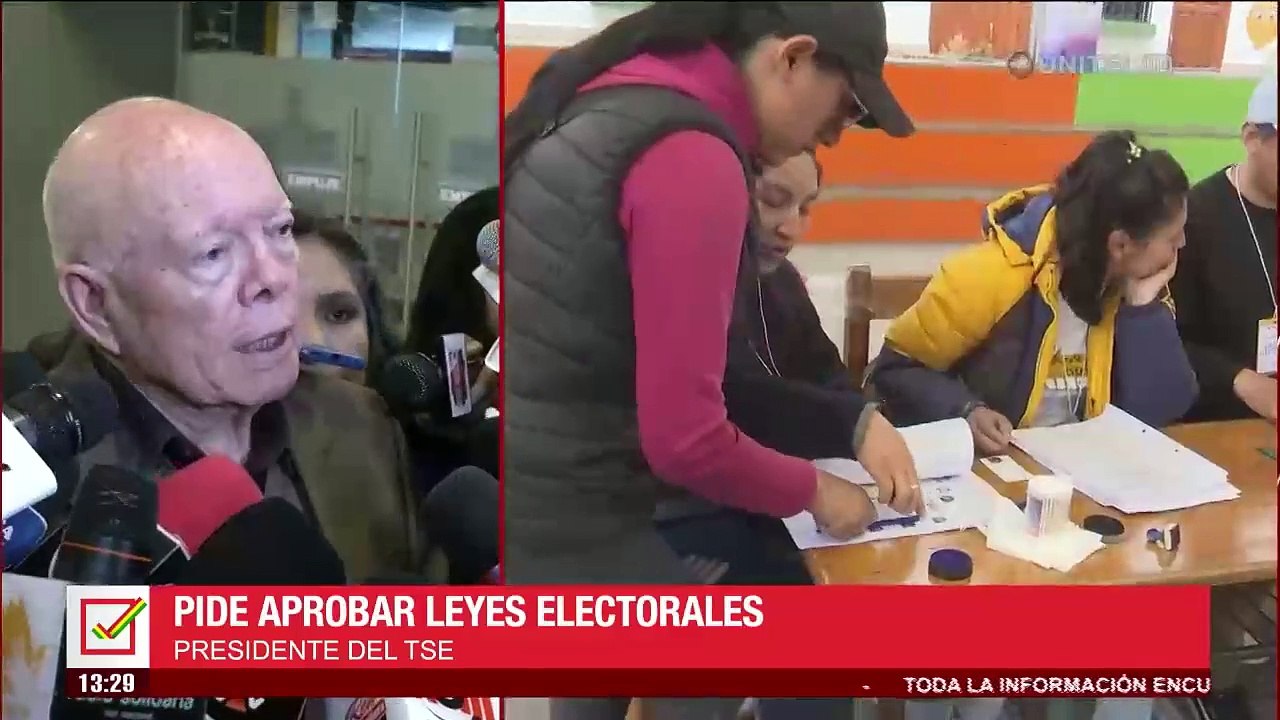 El presidente del TSE aboga para que el Legislativo apruebe la ley de la preclusión para blindar los comicios presidenciales 