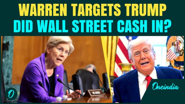Elizabeth Warren Demands Probe: Did Trump Let Wall Street Profit Off Tariff Chaos?