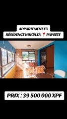 Exclusif : À Vendre Appartement F3 Résidence HoKulea à Papeete