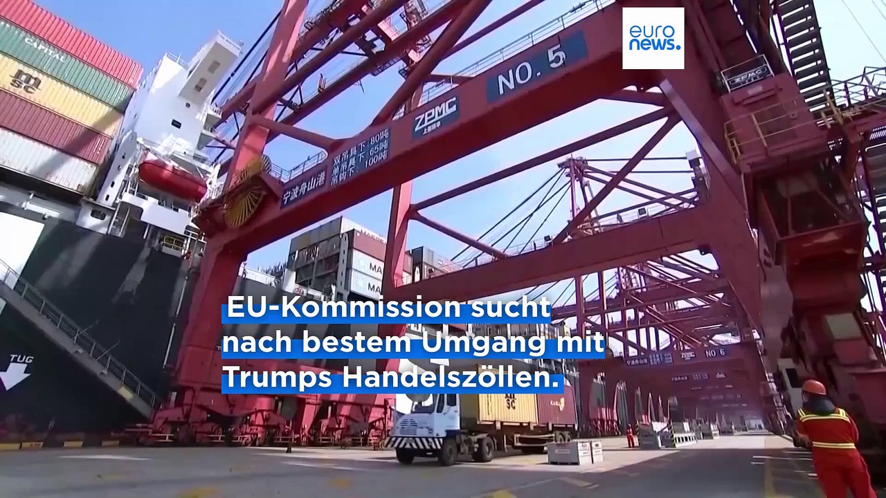 Verhandlungen eine Chance geben: EU setzt US-Vergeltungszölle 90 Tage aus