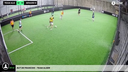 But de Francois - Team Alger