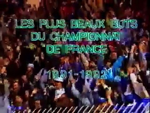 Les Meilleurs Moments du Championnat de France de Football de D1 Saison 1991-1992 (Cassette VHS,1992)